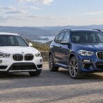 BMW X1 and BMW X3 parked side by side